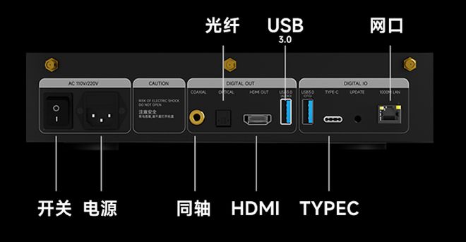 7桌面数播转盘为HIFI系统打造的智能生态升级K8凯发登录HIFI数播推荐！开博尔DMP-K(图8)